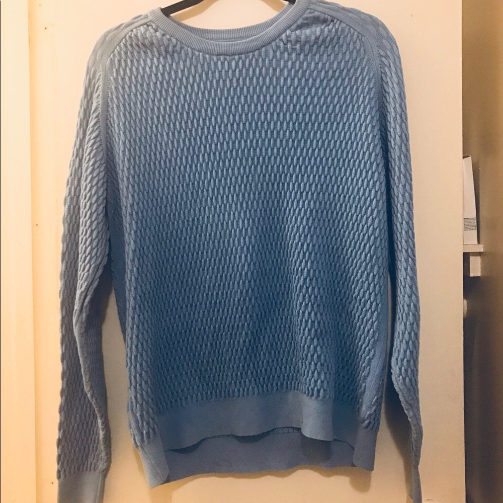 Royal blue Jonathan Saunders textured sweater